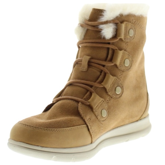 NWOB Sorel Women’s Joan Explorer Brown Suede Boots Size 10 - Picture 4 of 12